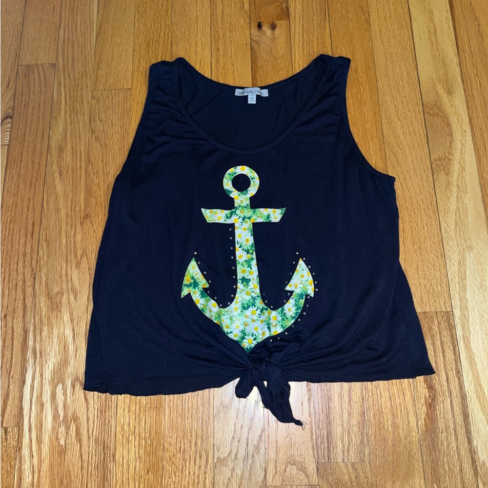 Daisy Anchor Crop Top ⚓️
